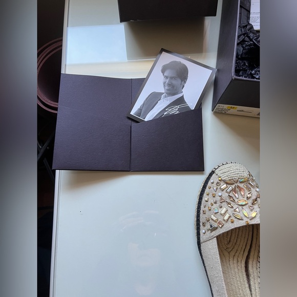 Brian Atwood 'Hardesty" Beaded Leather Espadrilles 9.5 - Picture 5 of 9